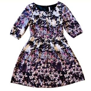 Kensie violet floral dress